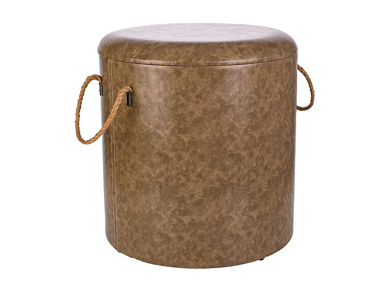 Kruk van hout en canvas met een unieke stijl en comfort