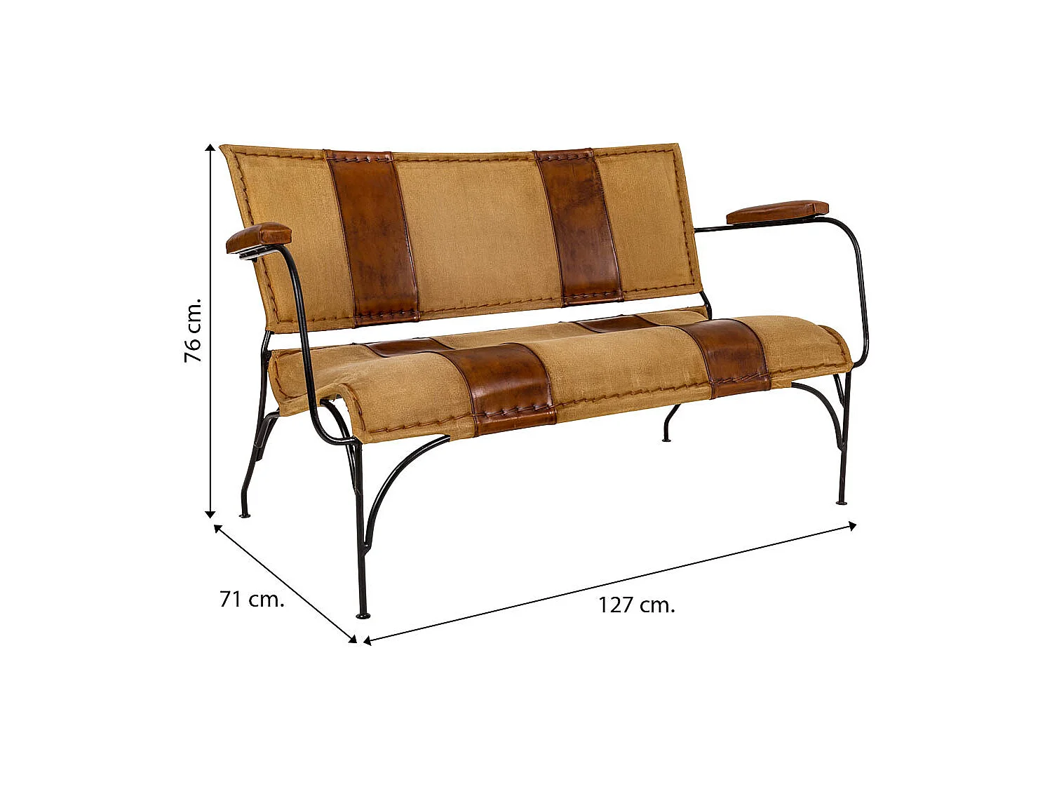 Houten kapstok voor in de hal met bruine bank biedt een unieke stijl en comfort