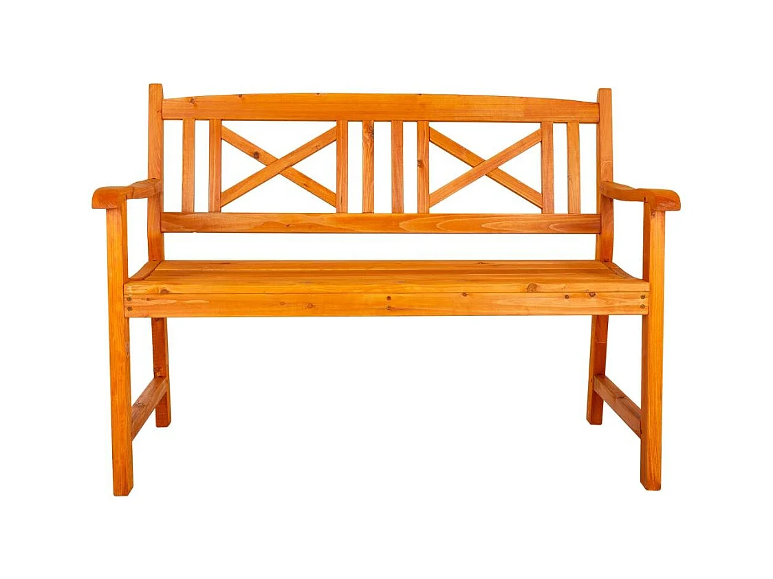 Banc en bois orange 120x60x90h