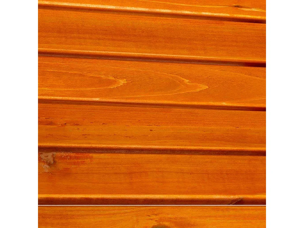 Banc en bois orange 120x60x90h