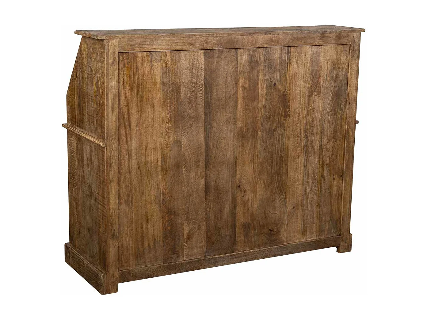 Buffet en bois vieilli marron 129x45x106h
