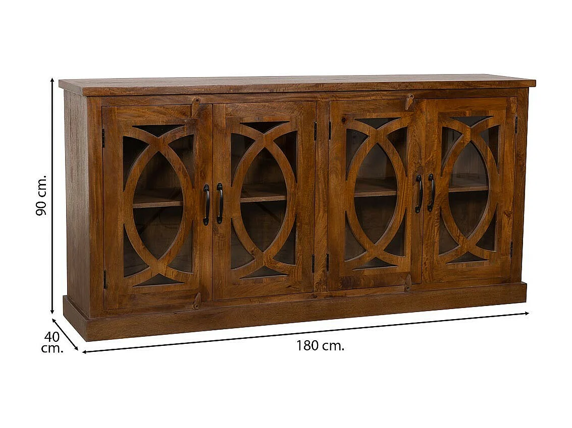 Buffet marron 180x40x90h