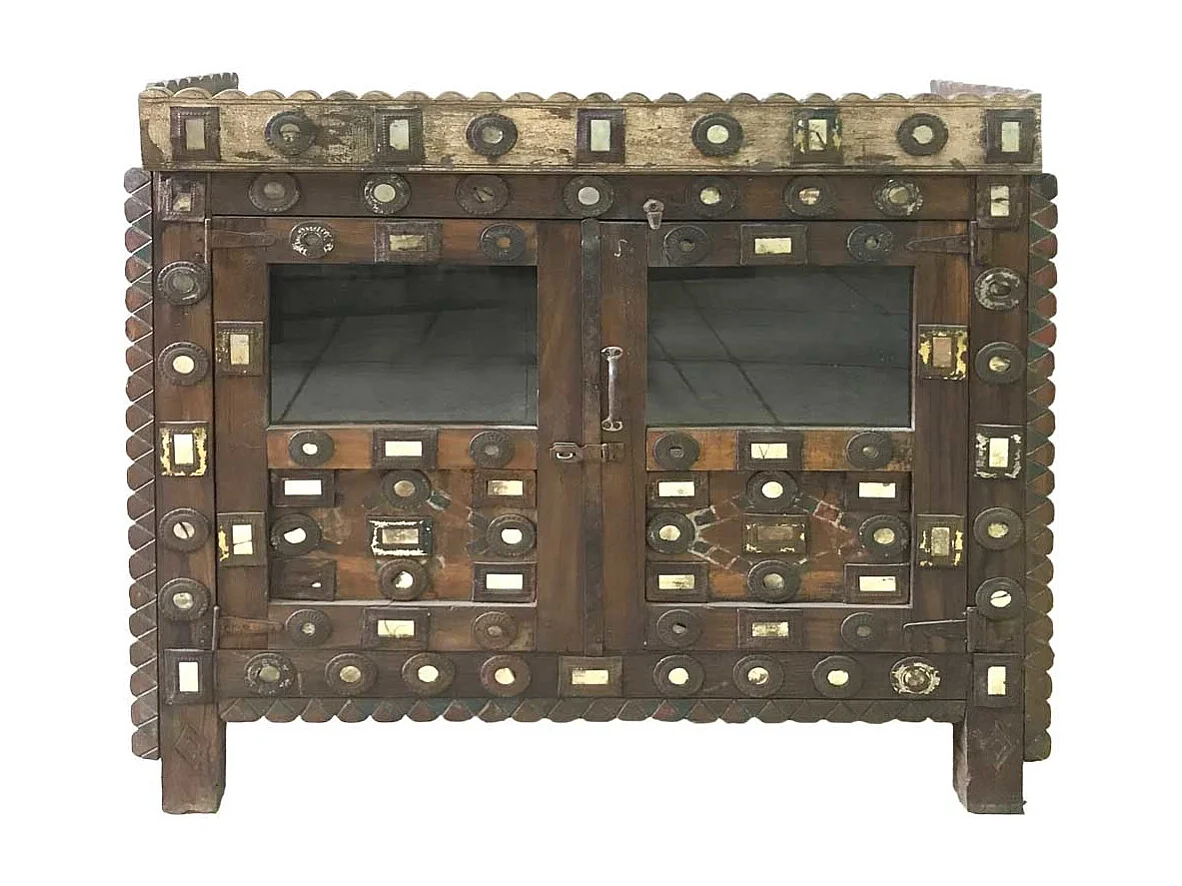 Buffet en bois 110x35x102h