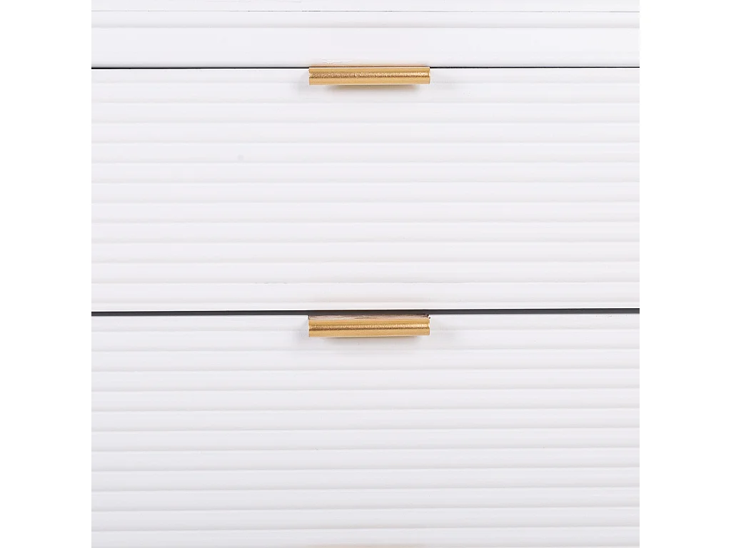 Buffet en bois blanc 145x42x71,5h