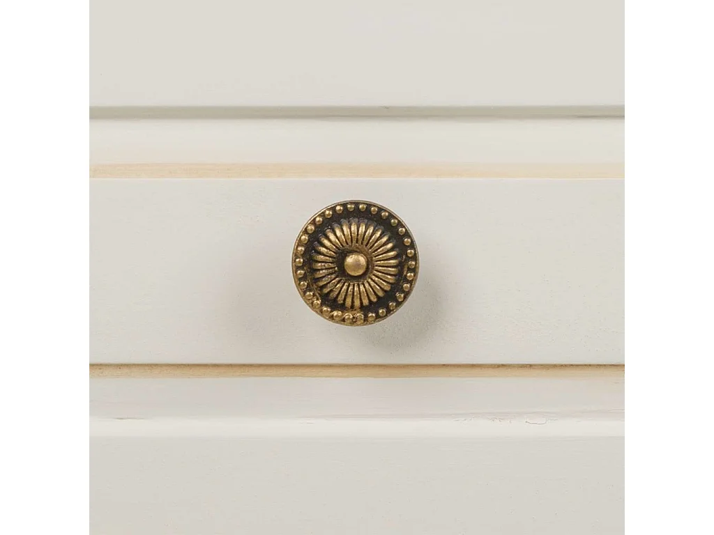 Aparador de madera blanco 66x32x84