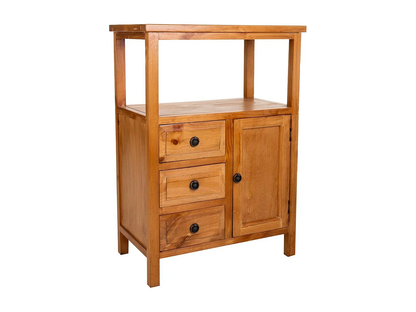 Aparador de madera marrón 64x37x90