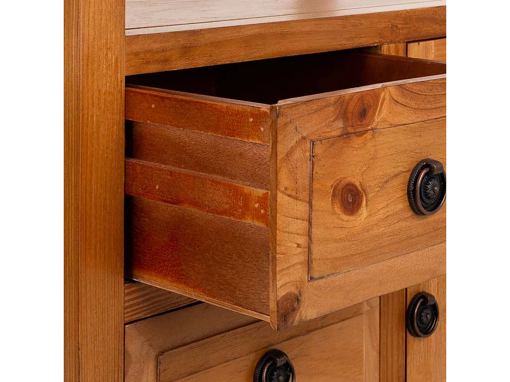 Aparador de madera marrón 64x37x90