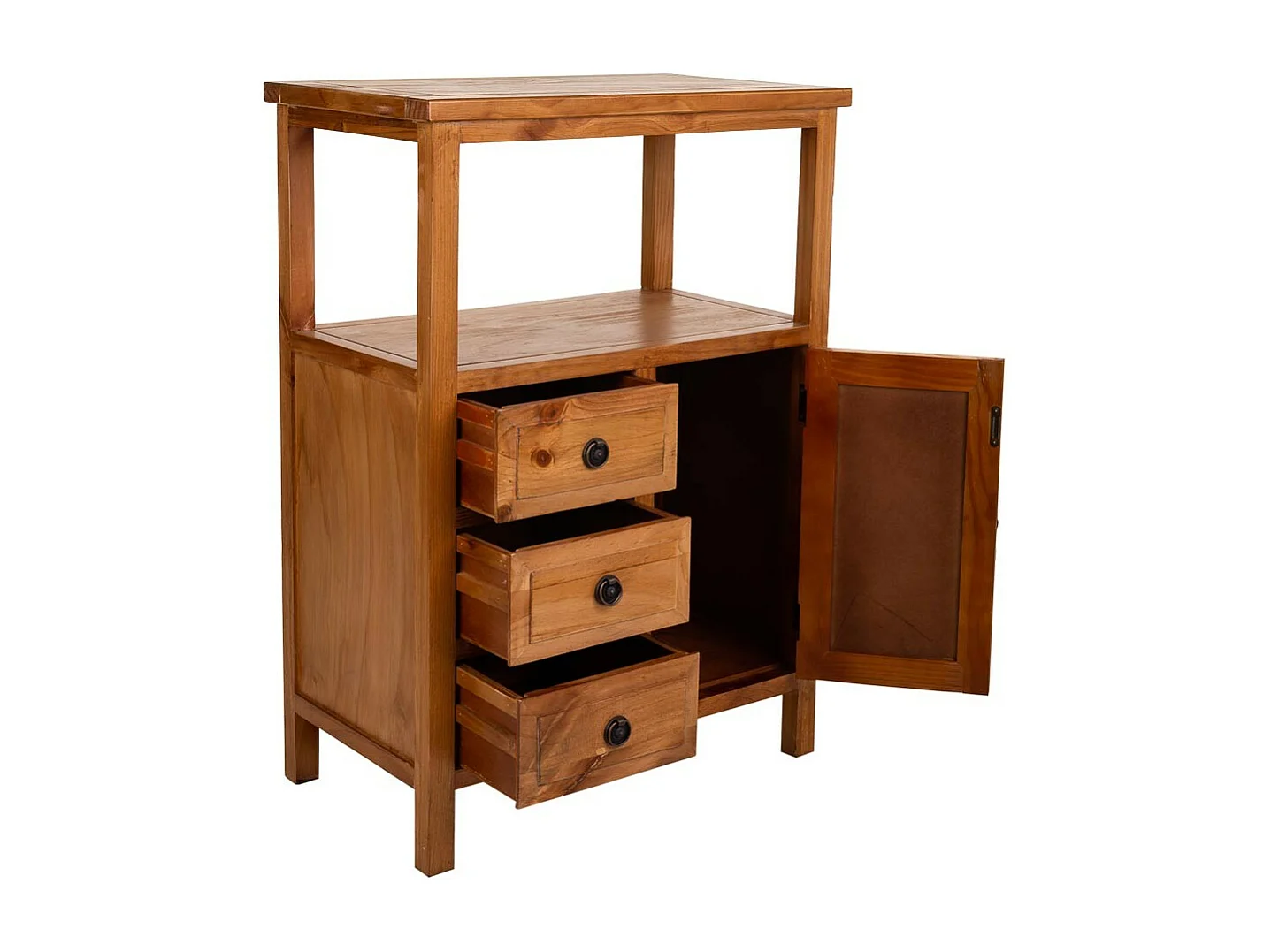 Buffet en bois marron 64x37x90h