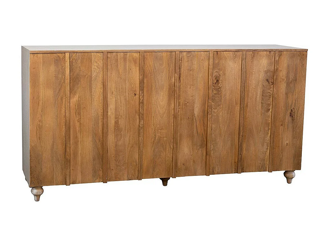 Buffet en bois blanc 204x43x101