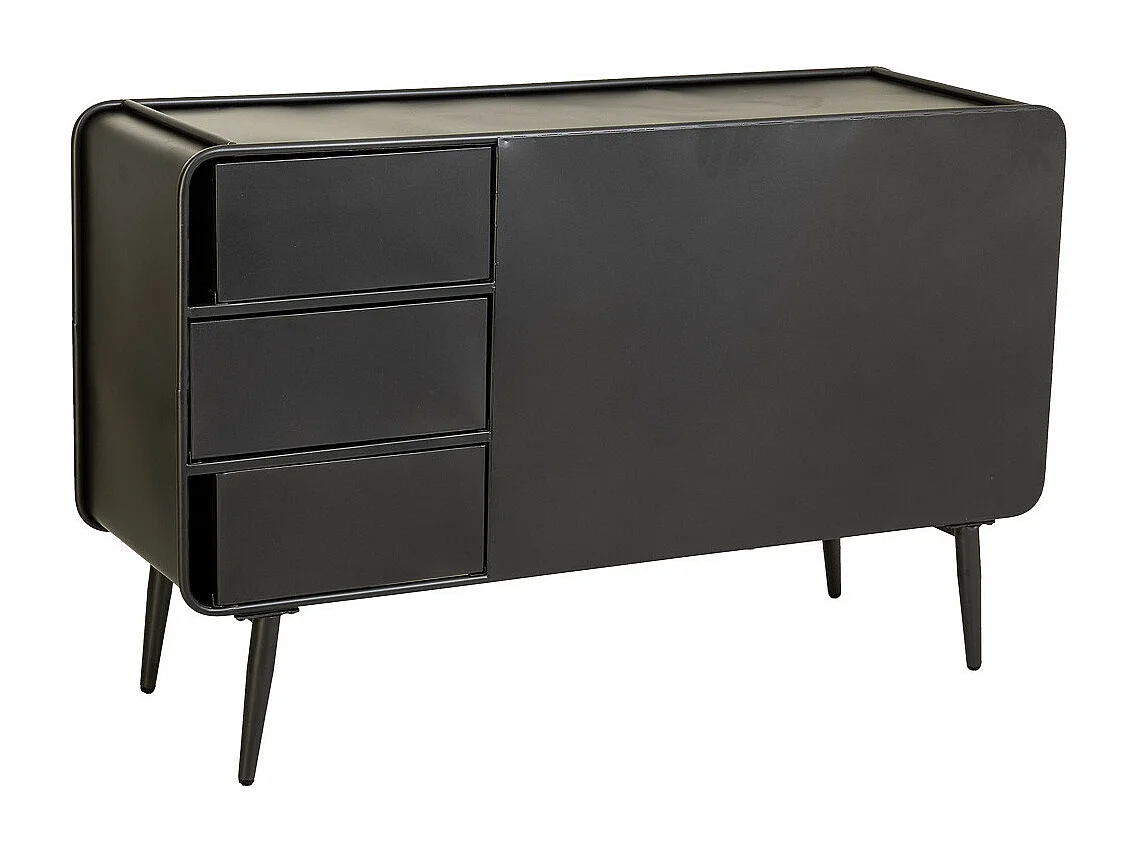 Credenza in metallo marrone 120x40x75h