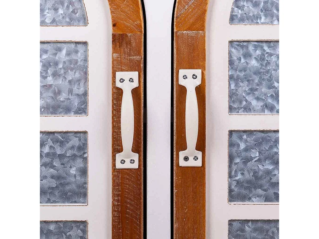 Aparador de madeira branco 90x35x90