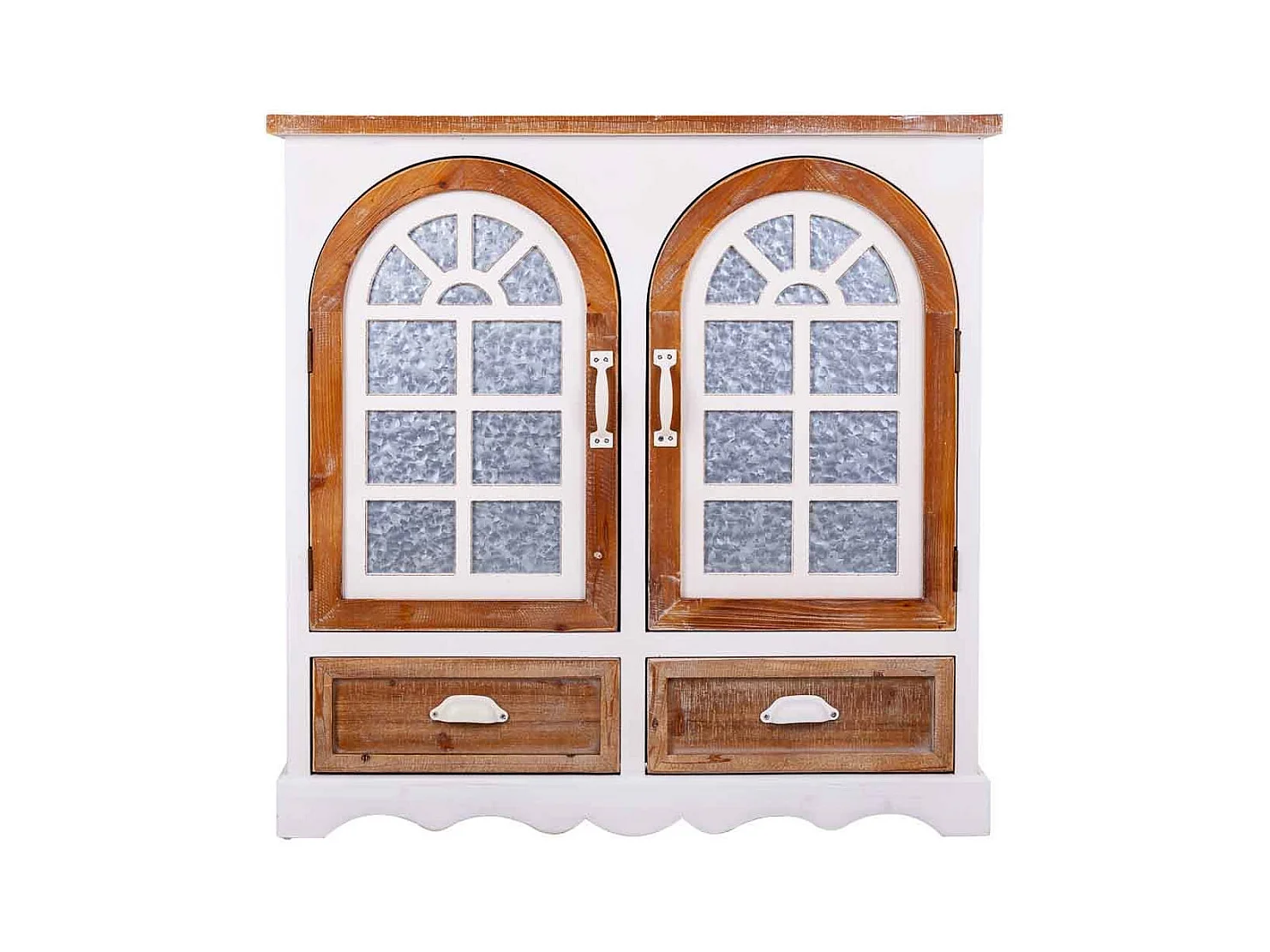 Buffet en bois blanc 90x35x90h