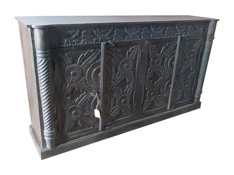 Aparador de madera marrom 180x44x100