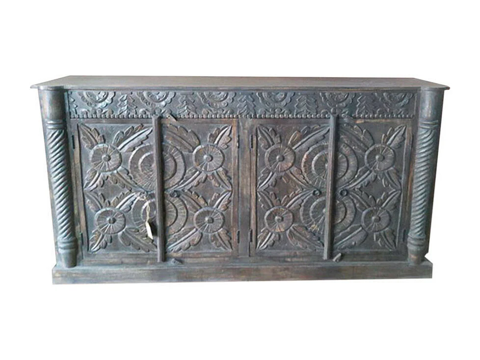 Credenza in legno marrone 180x44x100h