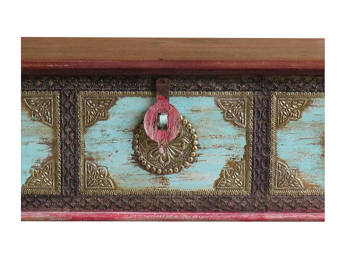 Baule in legno marrone 146x40x45h