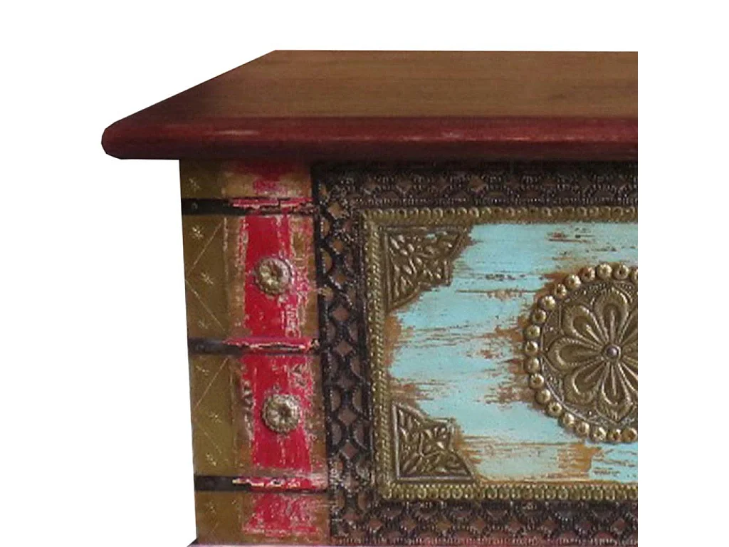 Baule in legno marrone 146x40x45h