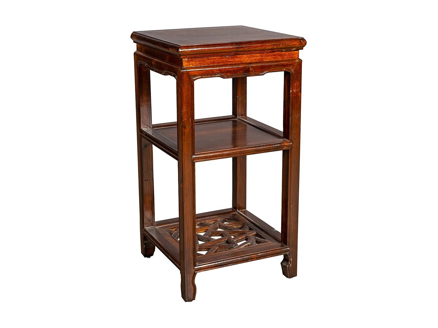 Mesa de centro e duas cadeiras de metal 40x40x75 / 55x45x95 cm