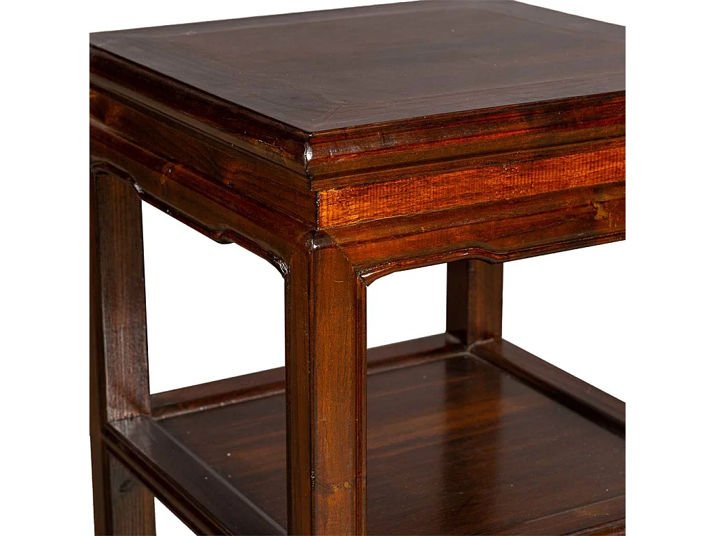 Mesa de centro e duas cadeiras de metal 40x40x75 / 55x45x95 cm