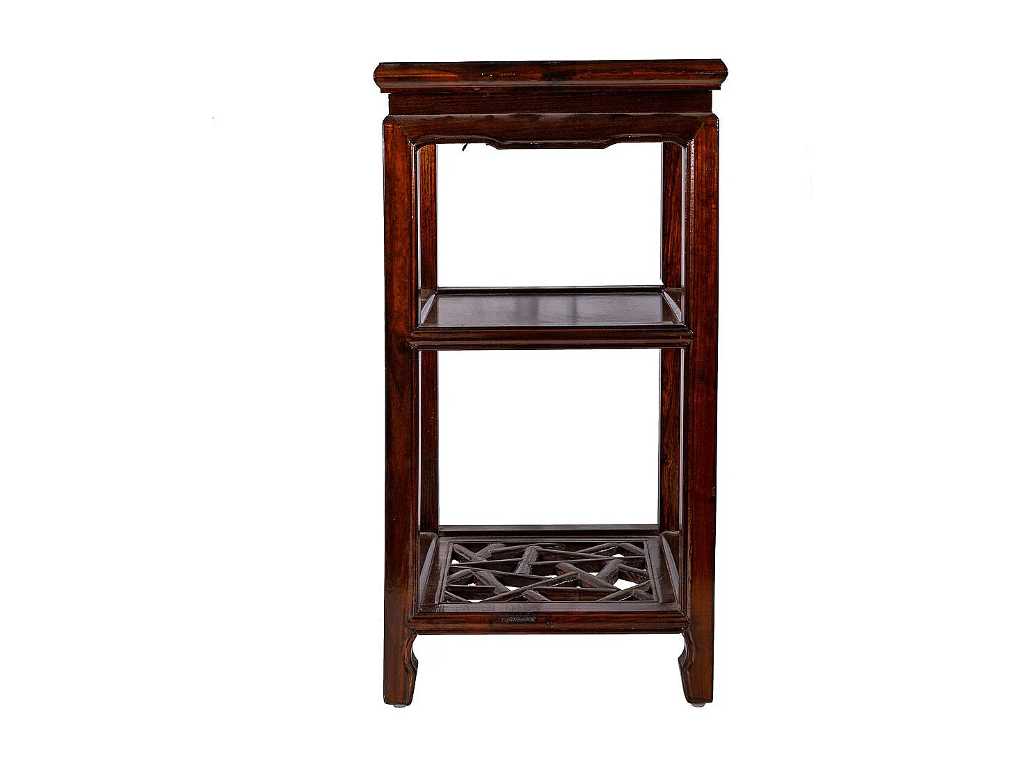 Set tavolo e 2 sedie in legno color caffè 40x40x75/55x45x95