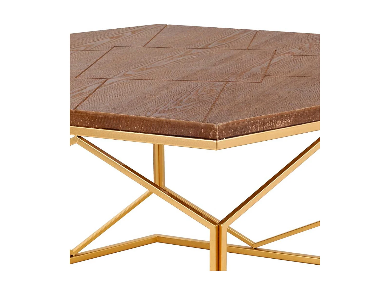 Set tavolino e 4 sgabelli in metallo dorato