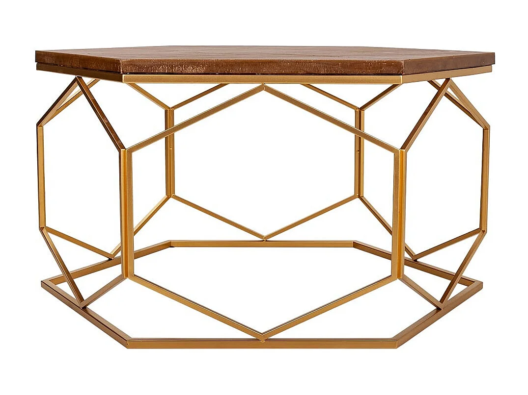 Set tavolino e 4 sgabelli in metallo dorato