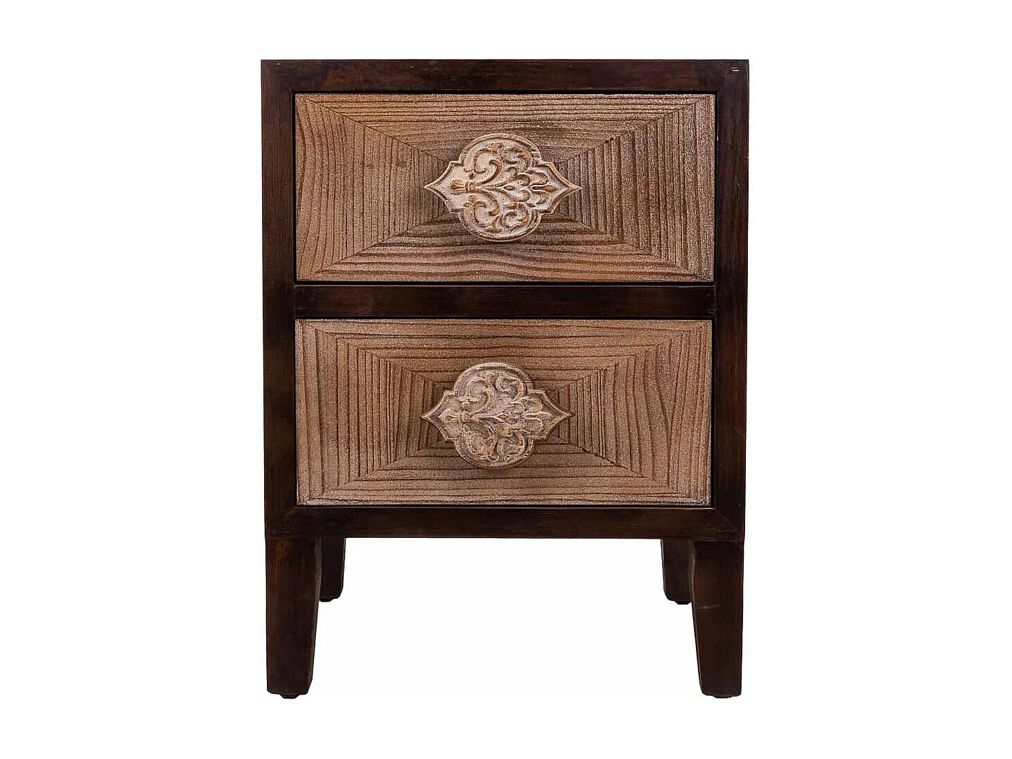 Mesa de madeira marrom 45x40x60