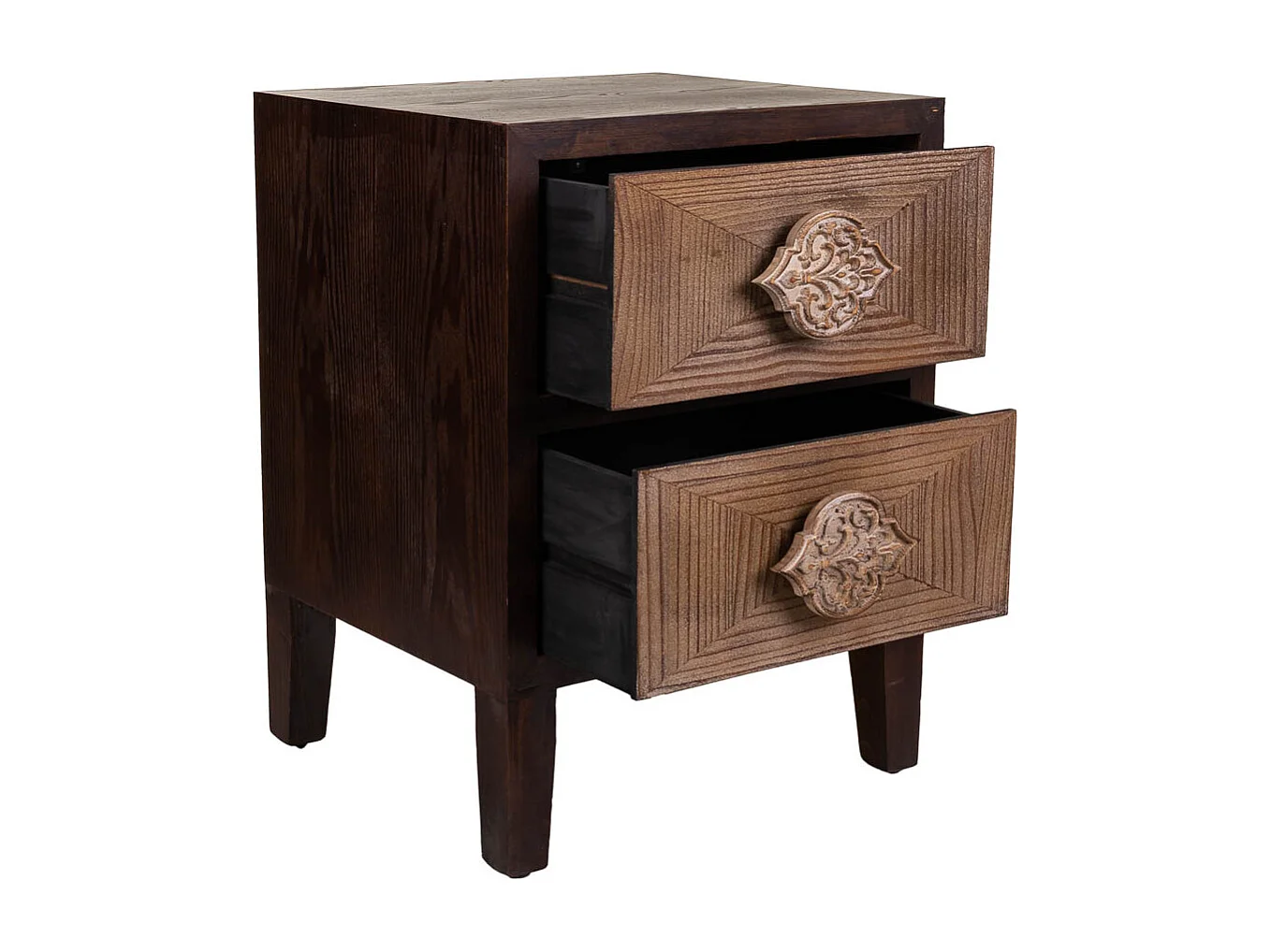 Mesa de madeira marrom 45x40x60