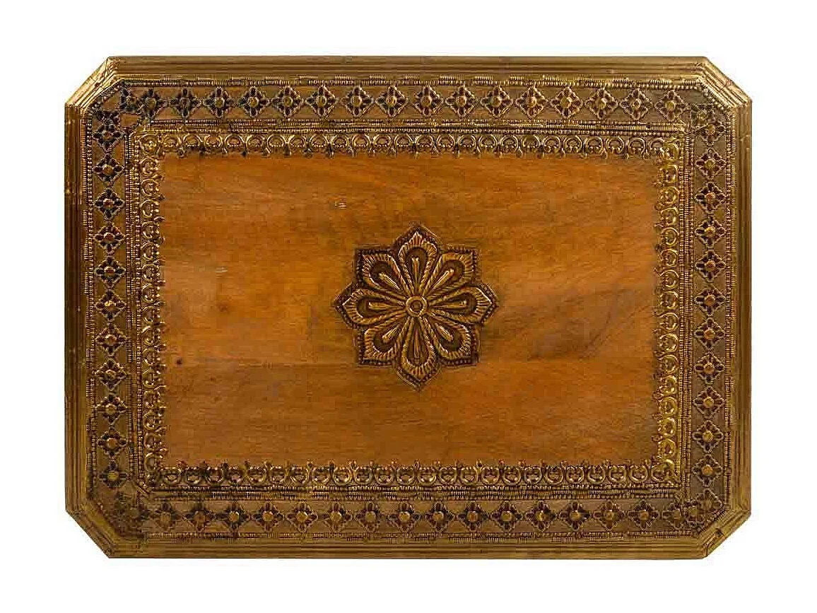 Table de chevet En Bois Marron 38x28x61h