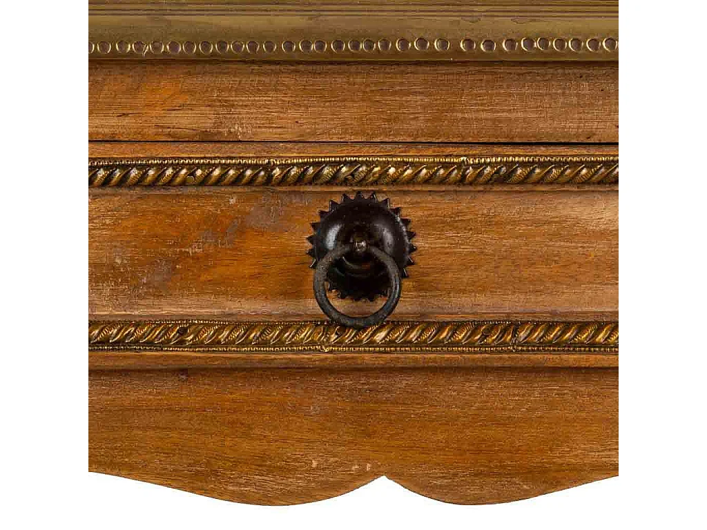 Table de chevet En Bois Marron 38x28x61h