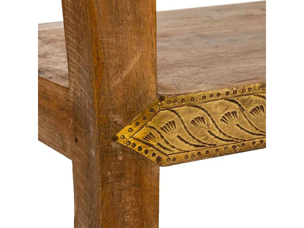 Table de chevet En Bois Marron 38x28x61h