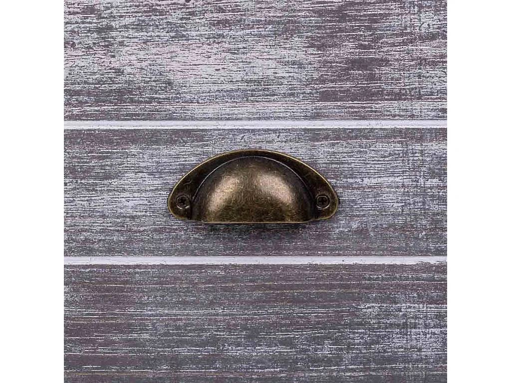 Mesita de madera blanca 38x28x45