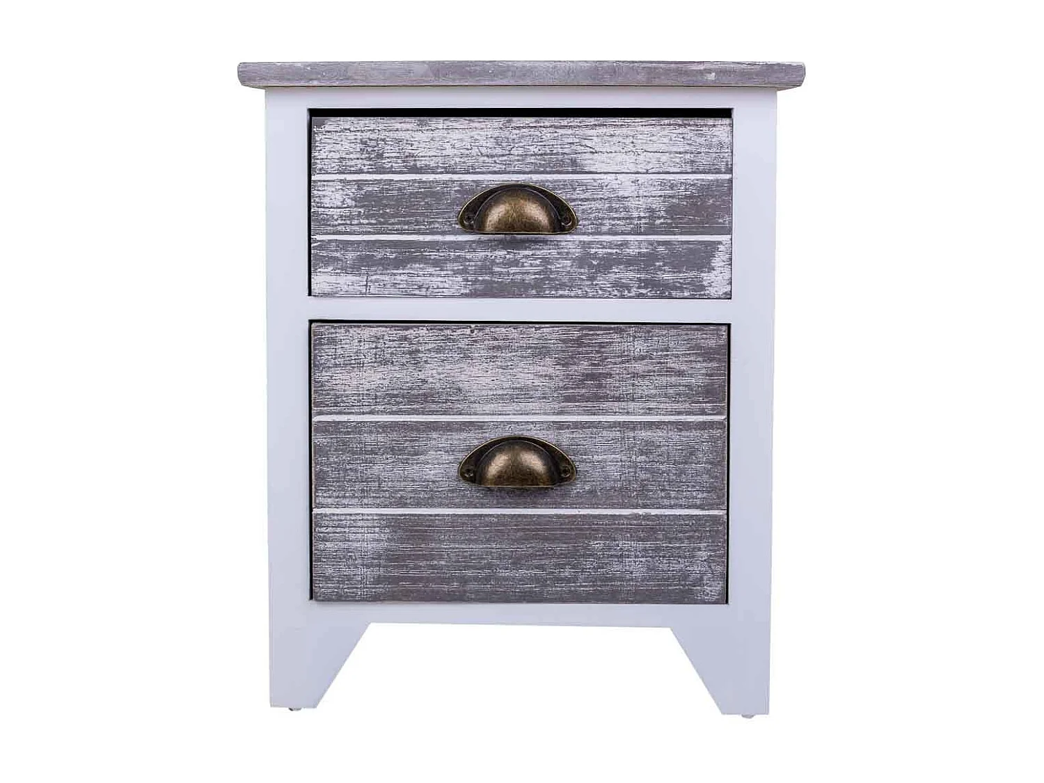 Table de chevet En Bois Blanc 38x28x45h