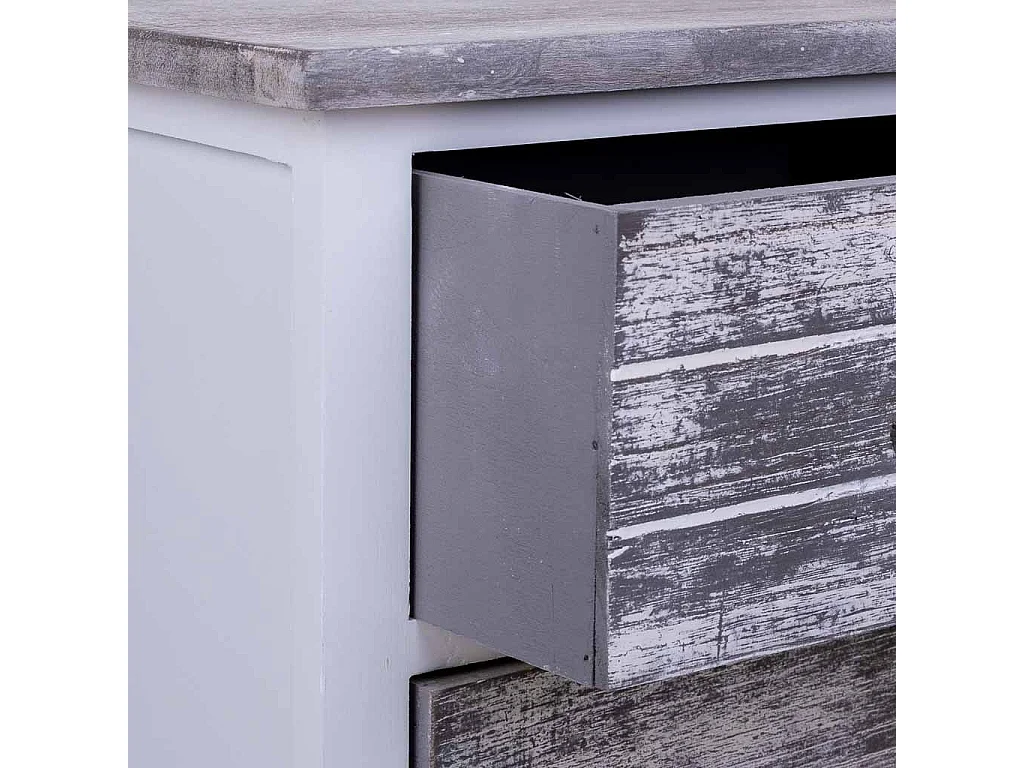 Table de chevet En Bois Blanc 38x28x45h