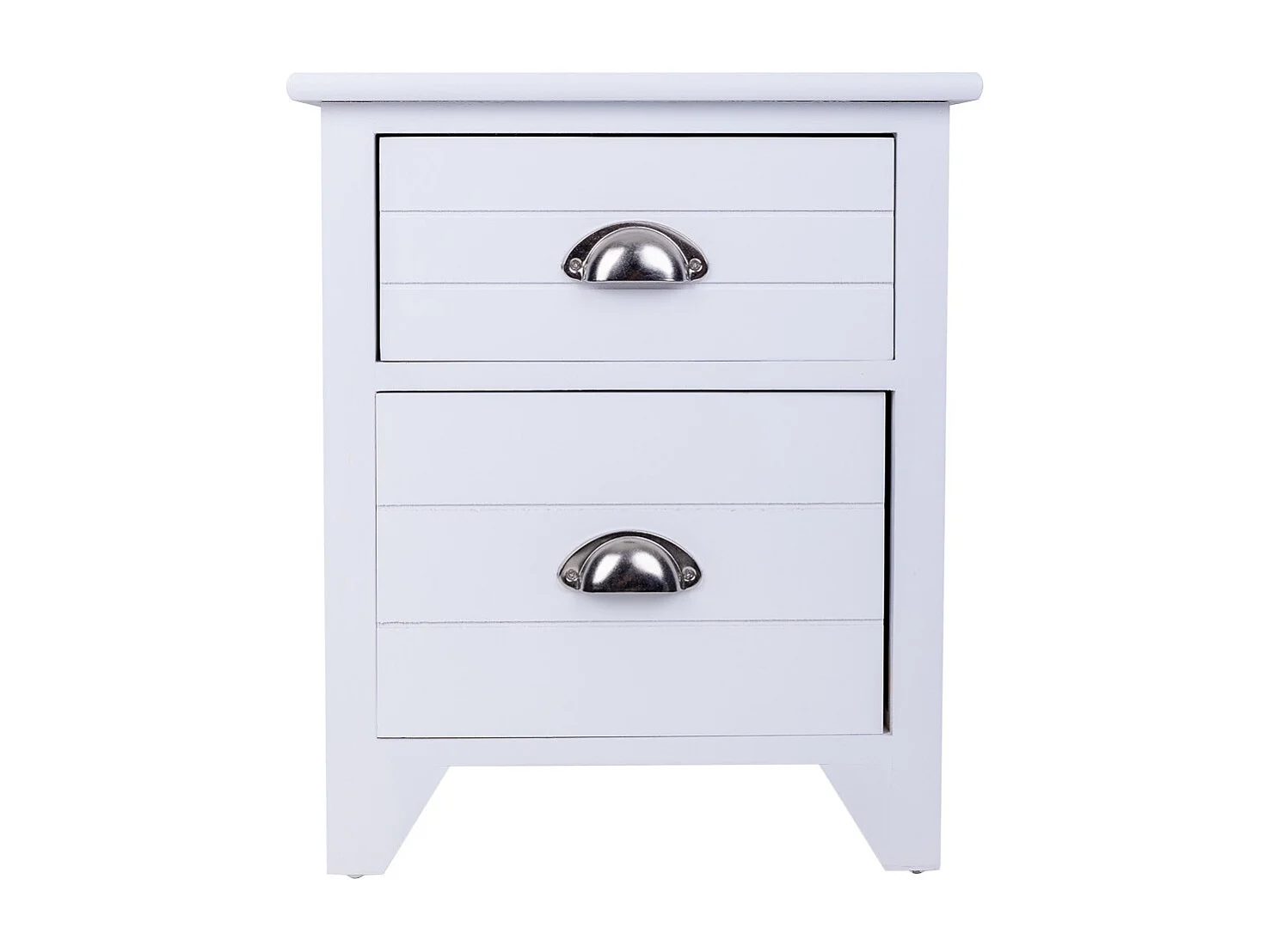 Mesita de madera blanca 38x28x45