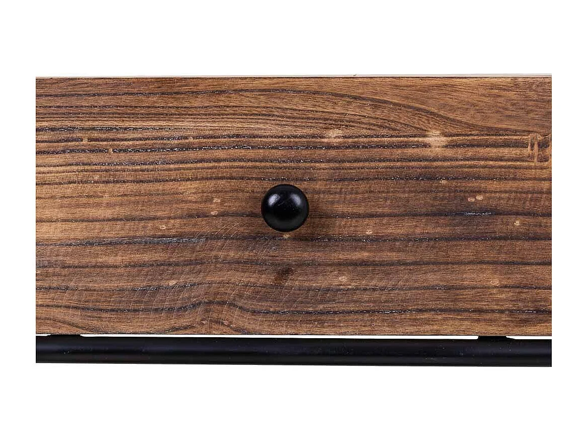 Brauner Couchtisch aus Holz 43,5x32x73h cm