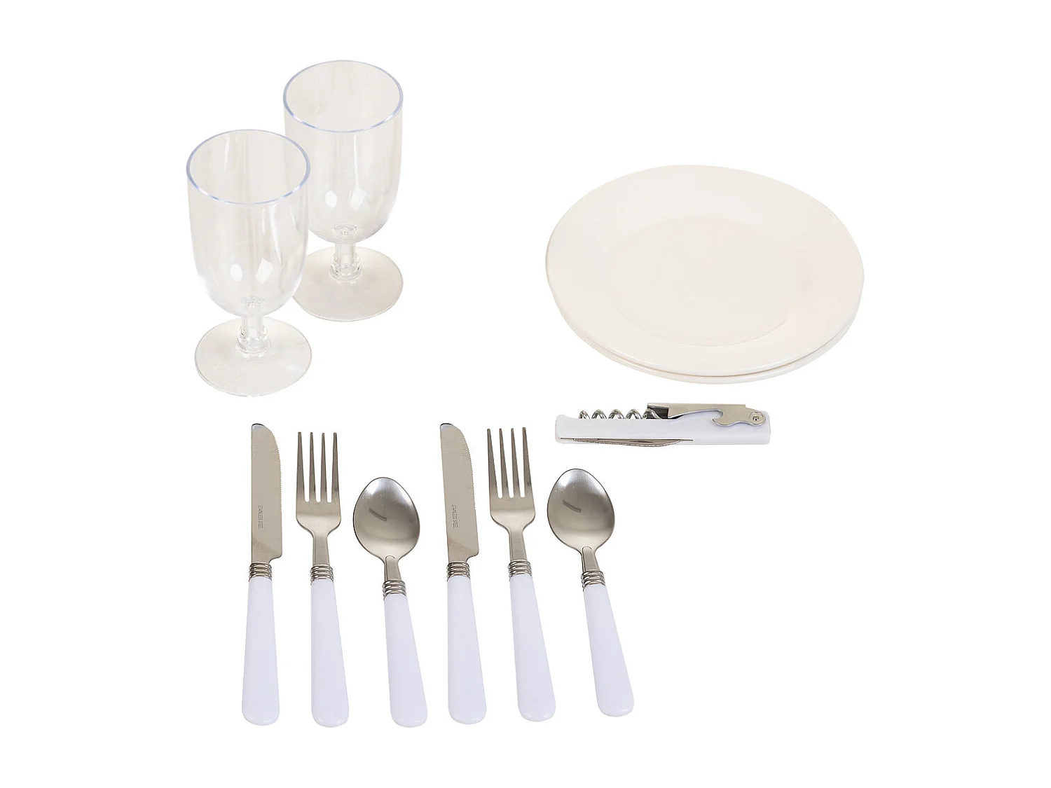 Cesta de piquenique marrom 38x26x19