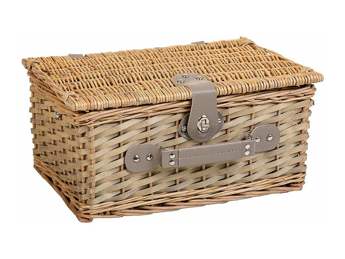 Cestino pic-nic marrone 40x28x19h