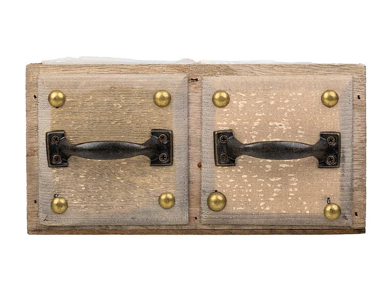 Cassetto in legno marrone 20x10x10,5h