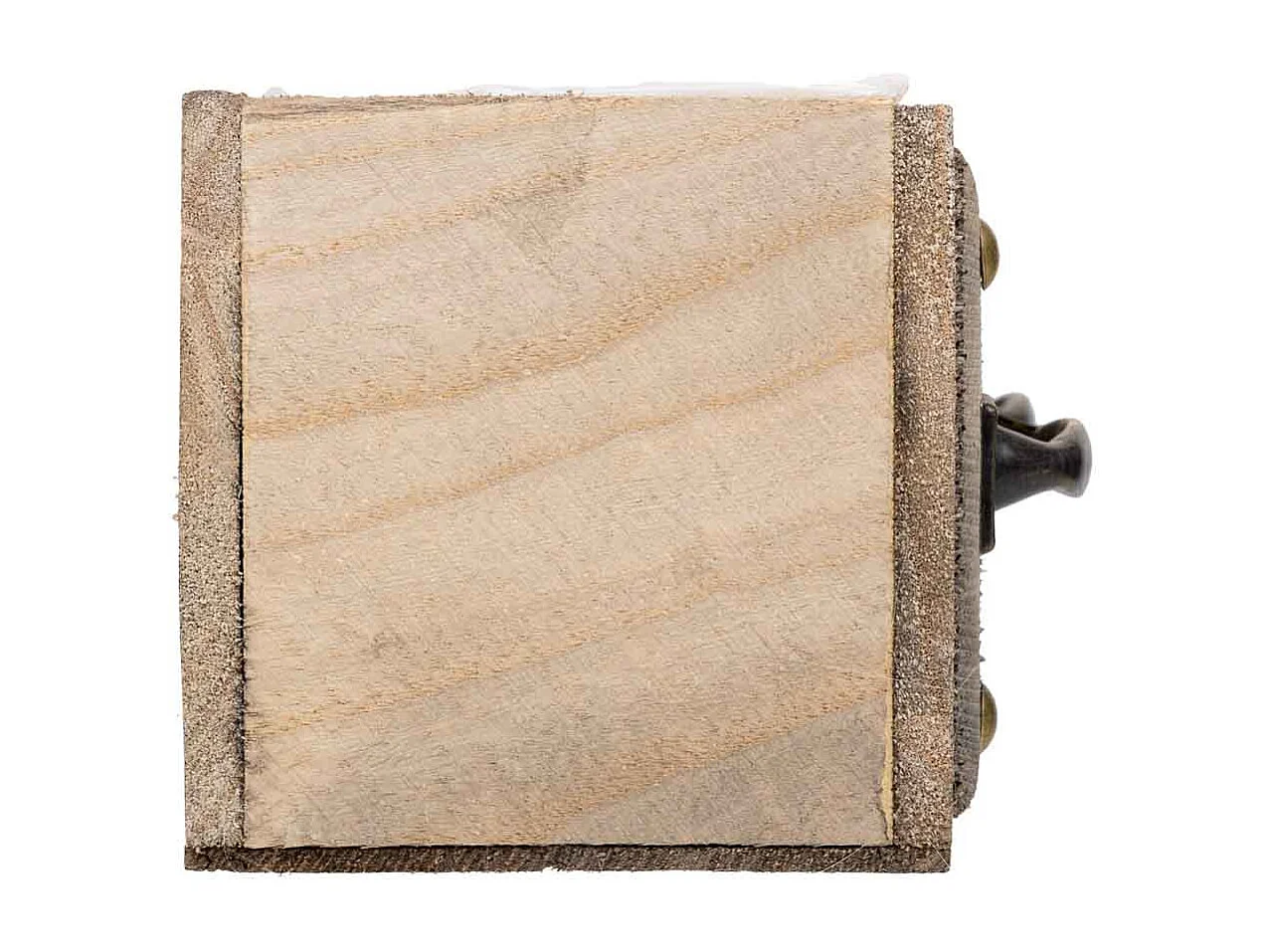 Cajón de madera marrón 20x10x10,5