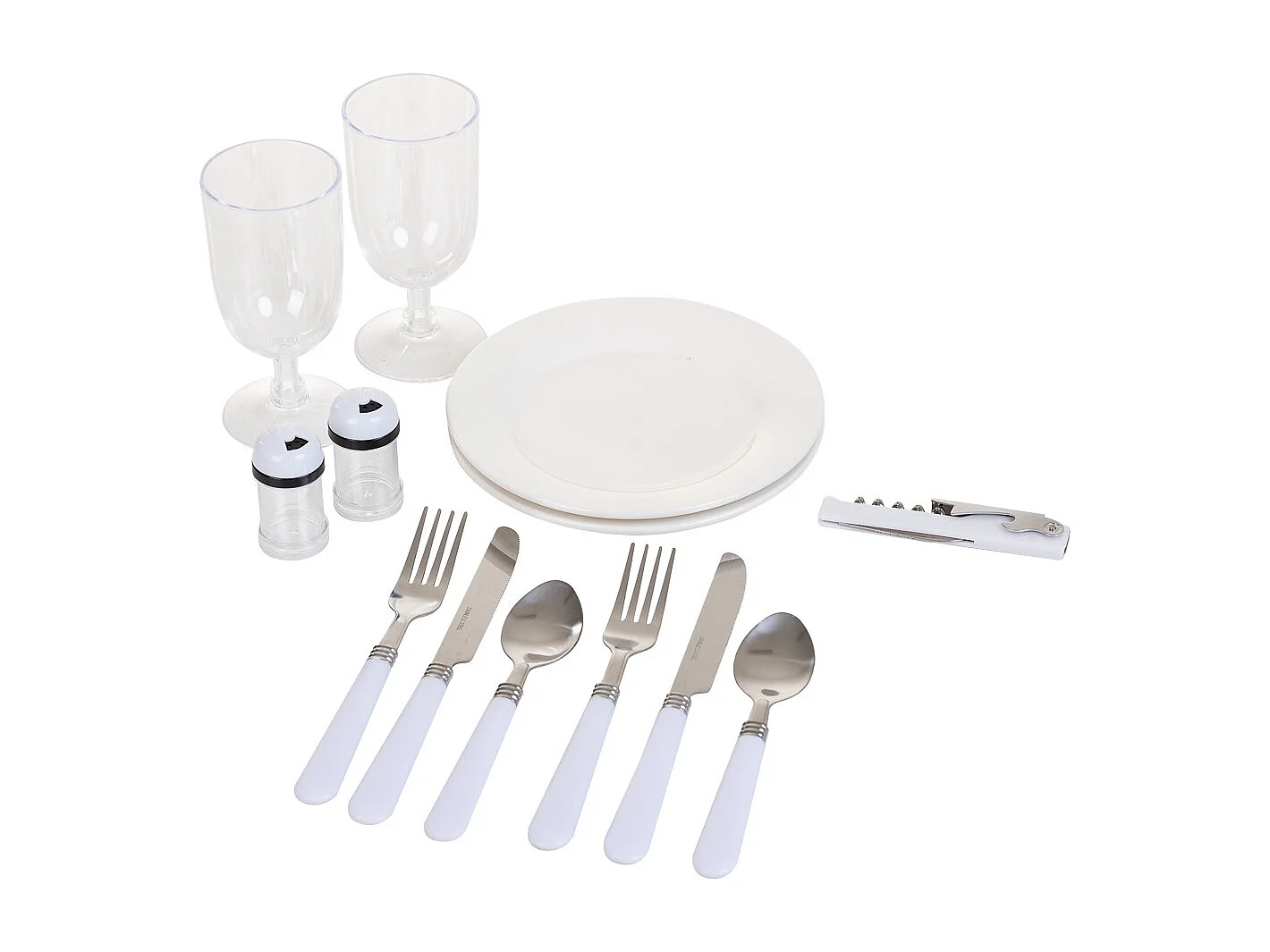 Cesta de picnic azul 38x26x19