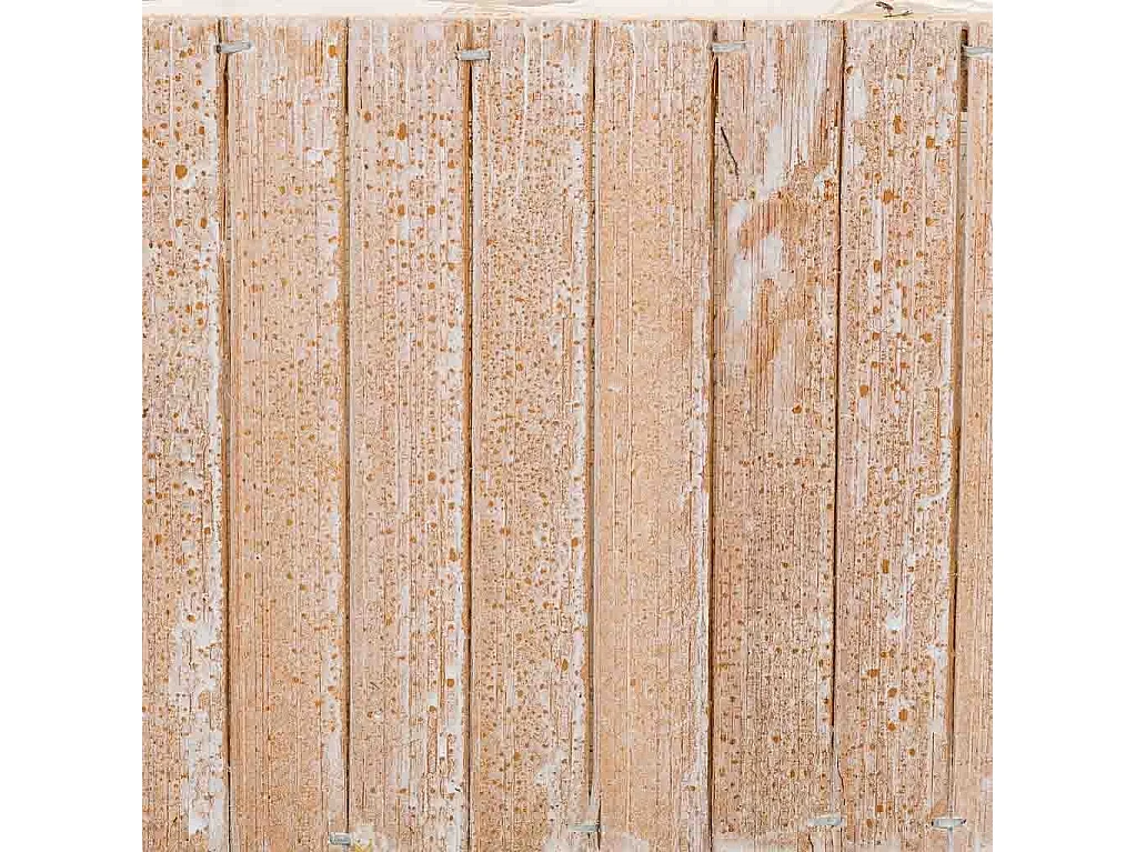 Panier rectangulaire en bois marron 20.5x14.5x11h