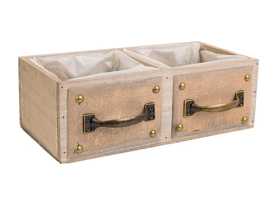 Cassetto in legno marrone 30x15x10,5h