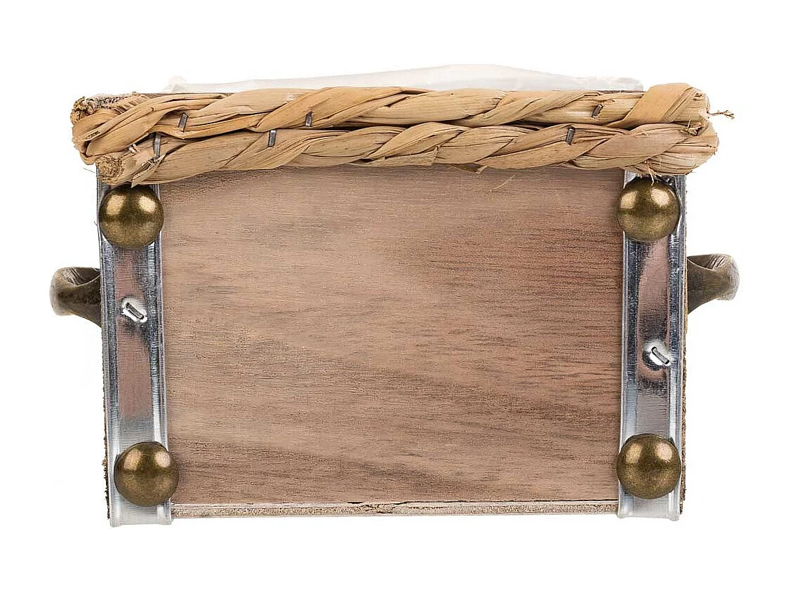 Cassetto in legno marrone 15x15x10,5h