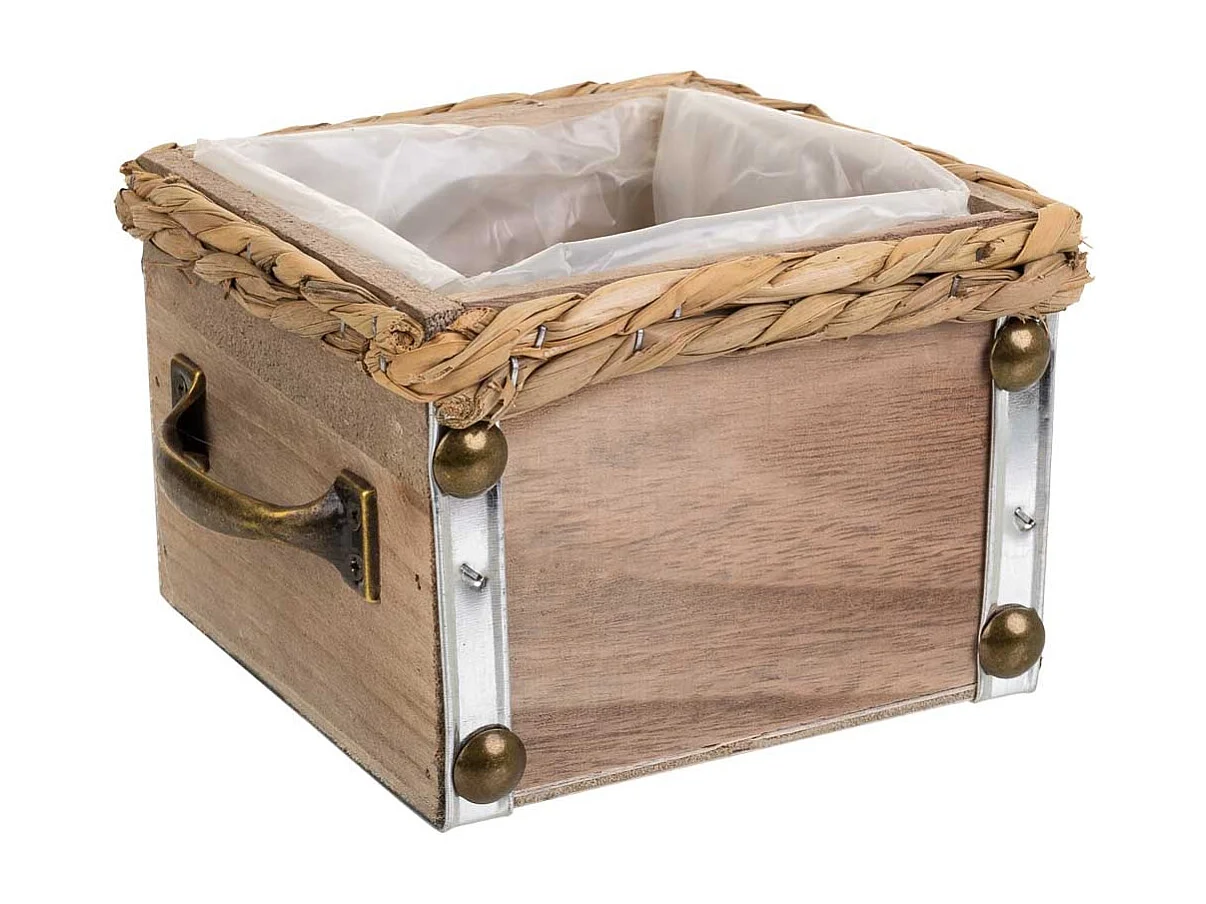 Cassetto in legno marrone 15x15x10,5h