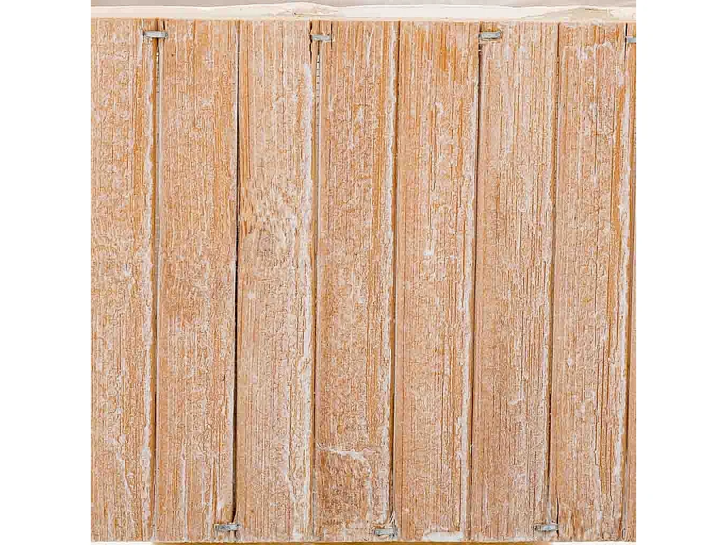 Rechteckiger brauner Holzkorb 35,5x14,5x11h cm