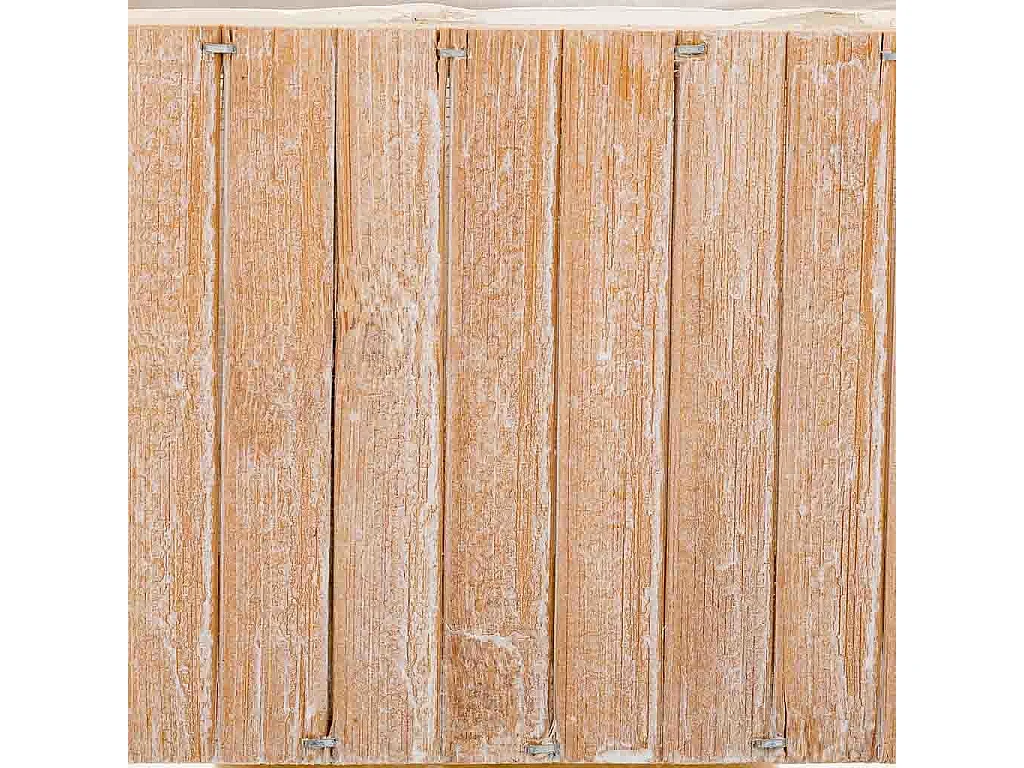 Rechteckiger brauner Holzkorb 35,5x14,5x11h cm