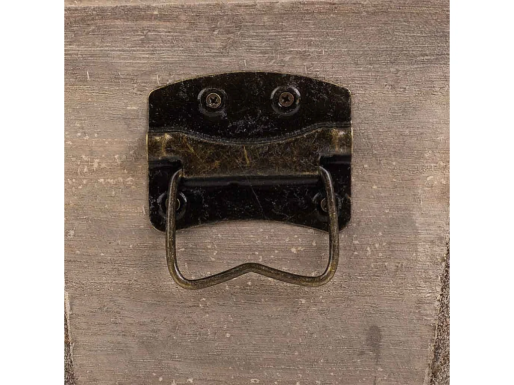 Cajon de madera marrón 30x13,5x12