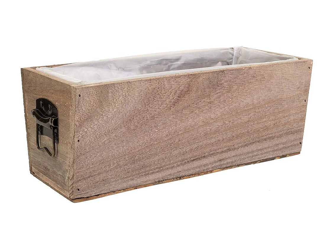 Gaveta de madeira castanha 30x13,5x12