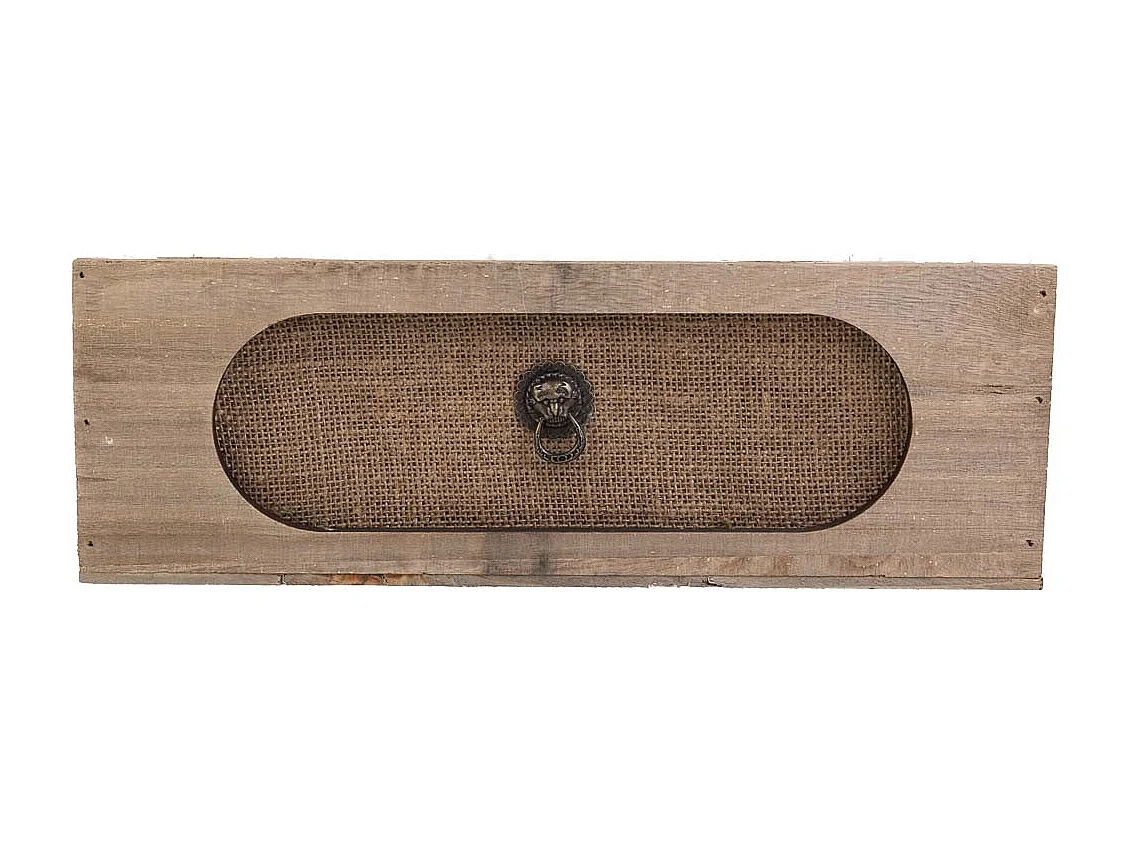 Gaveta de madeira castanha 35x13,5x12