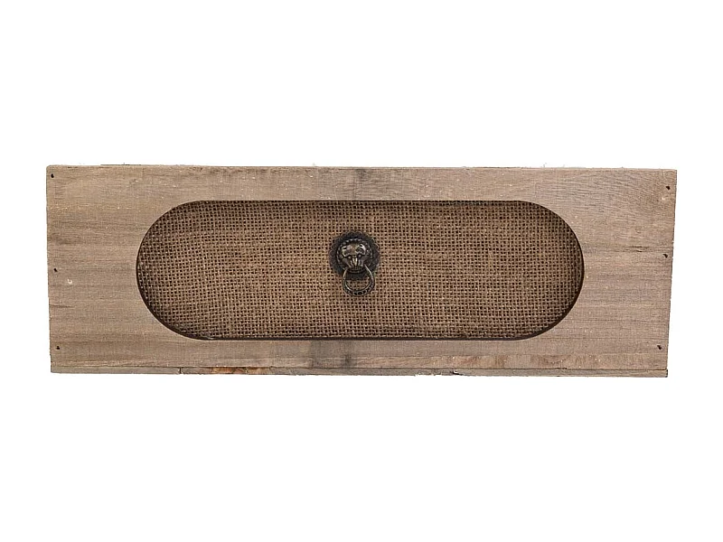 Cajon de madera marrón 35x13,5x12